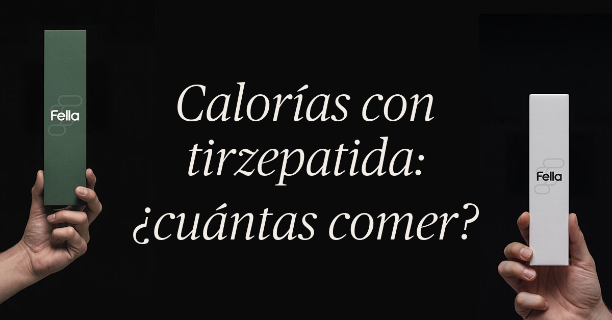 cuantas calorias debo comer tomando tirzepatida