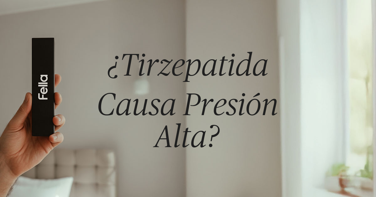 puede tirzepatide causar presion alta