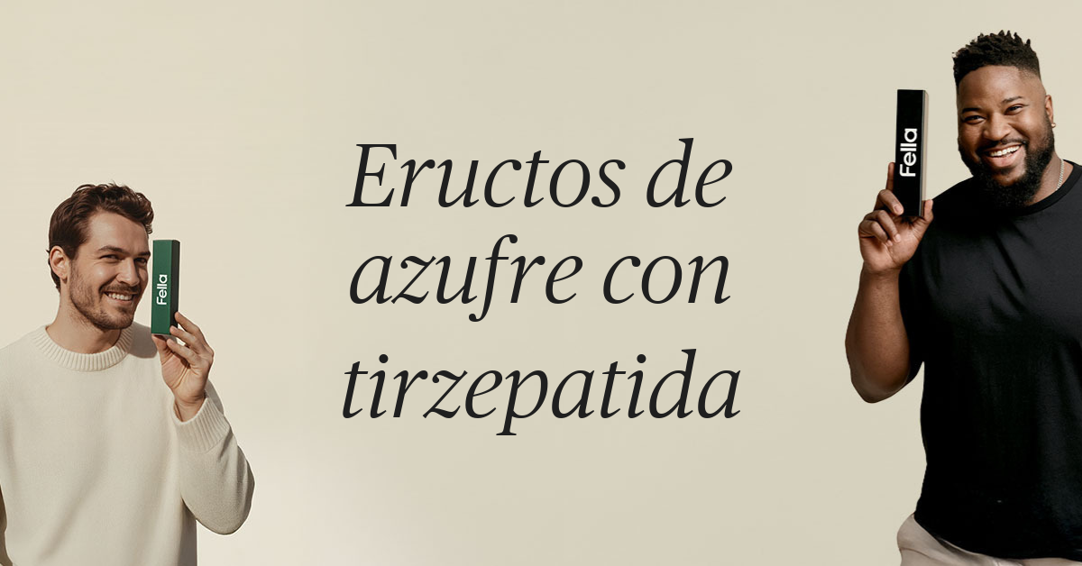 eructos de azufre con tirzepatida