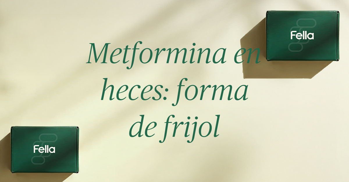 metformina objeto forma frijol heces