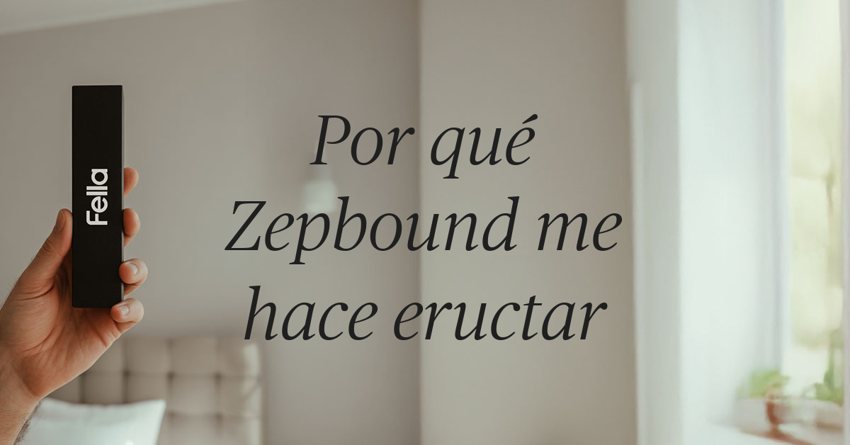 por que zepbound me hace eructar