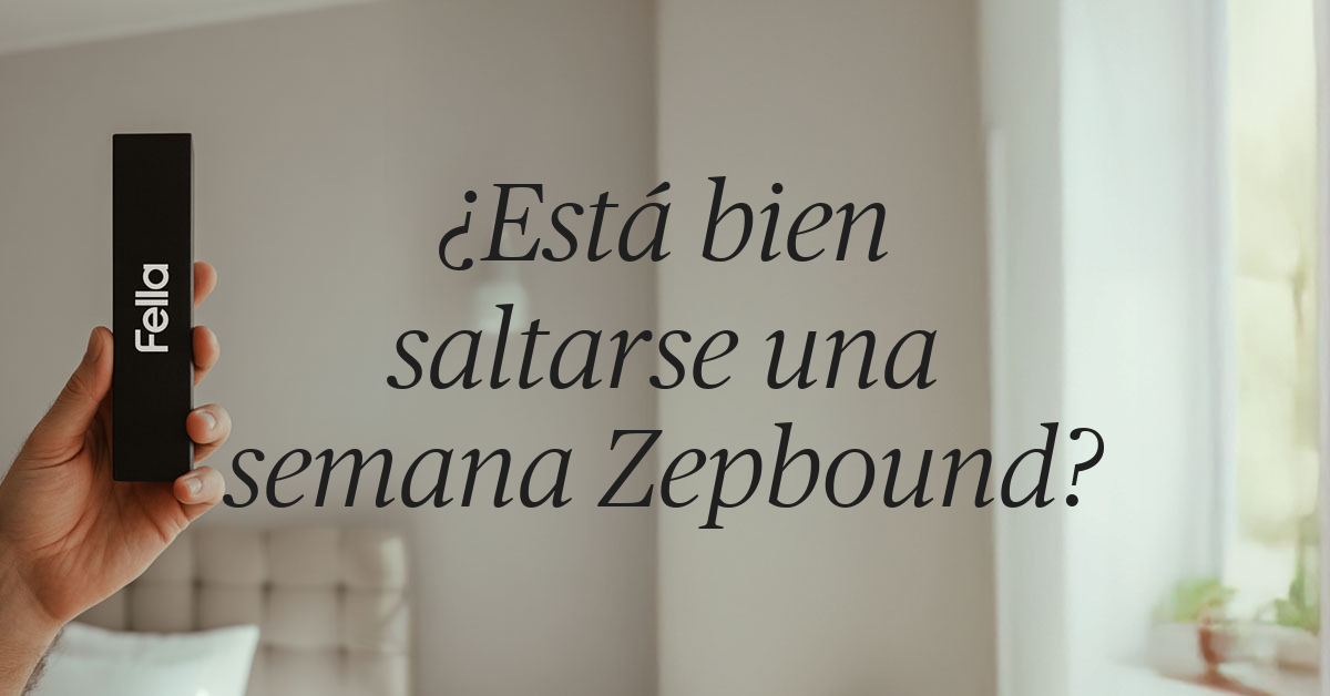esta bien saltarse una semana de zepbound