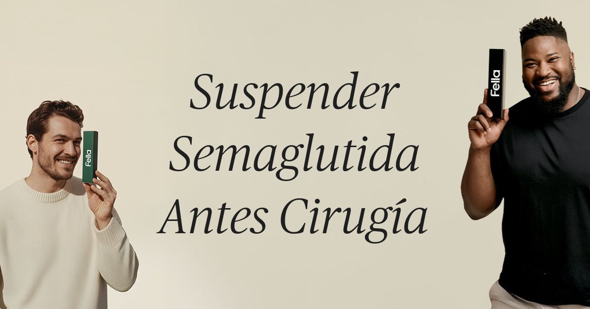 suspender semaglutida antes de cirugia