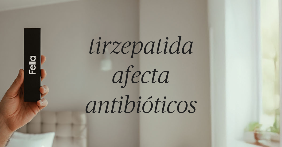 tirzepatida afecta antibioticos