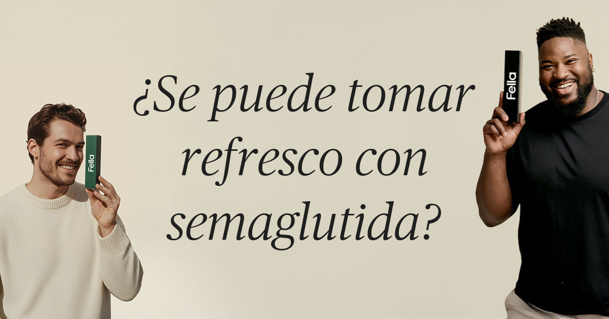 se puede tomar refresco con semaglutida