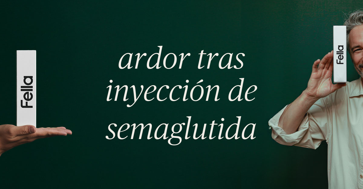 ardor despues de inyeccion de semaglutida