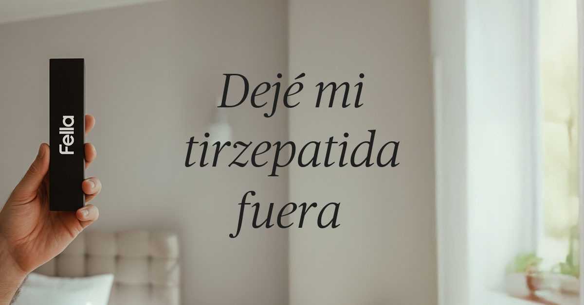 deje mi tirzepatida fuera toda la noche