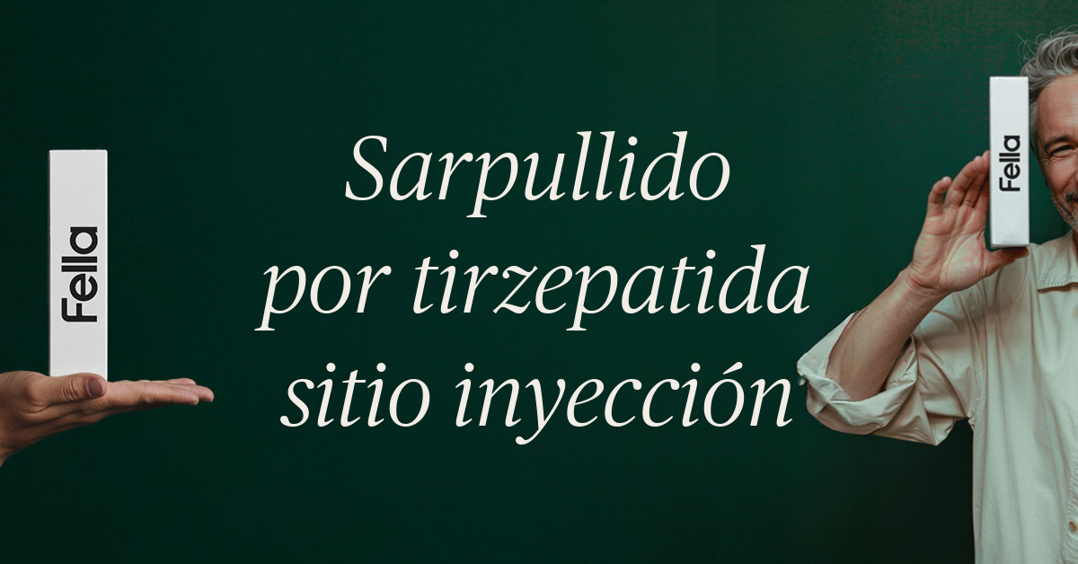 sarpullido por tirzepatide en el sitio de inyeccion