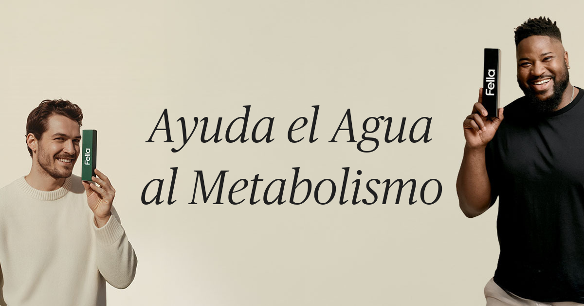 ayuda el agua al metabolismo