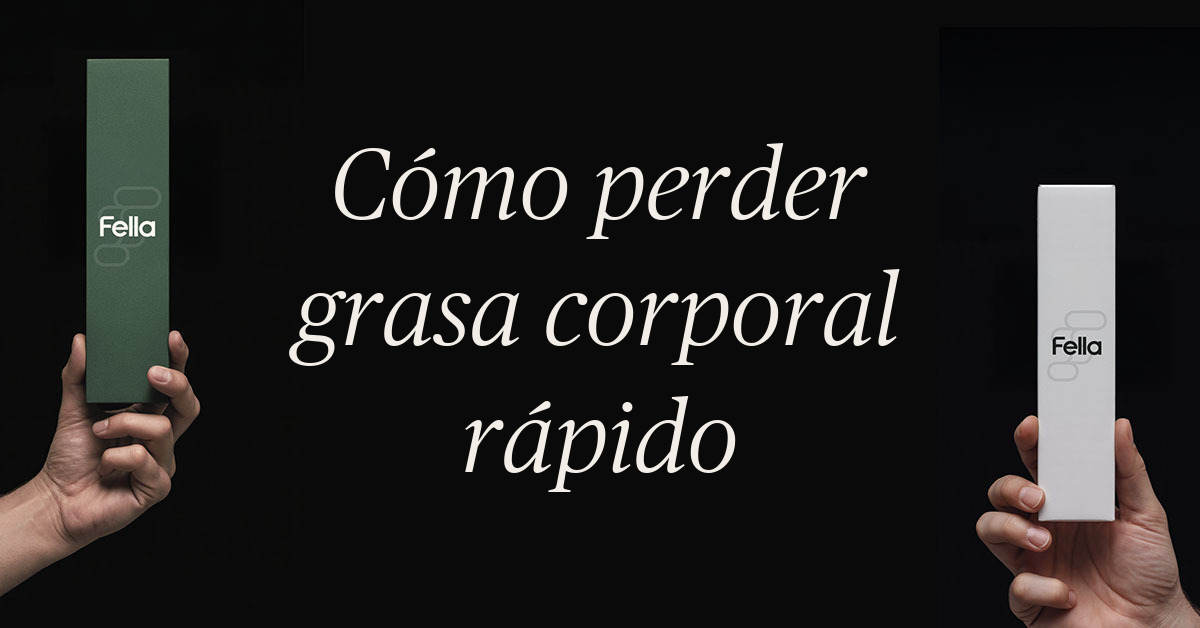 como perder grasa corporal rapido