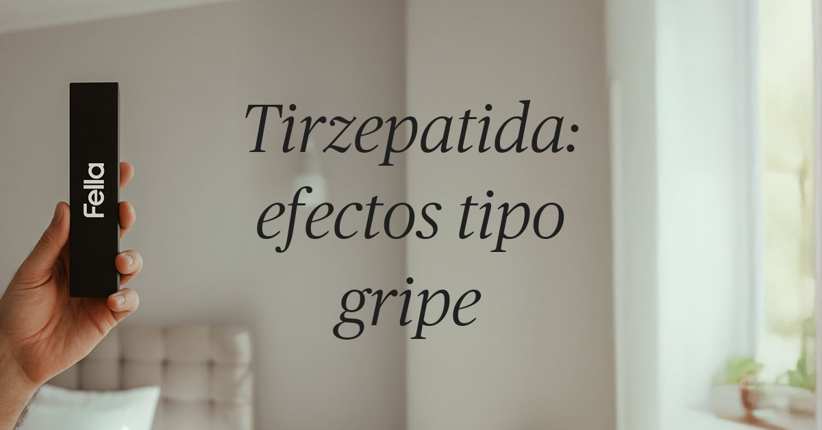 tirzepatida efectos secundarios como gripe
