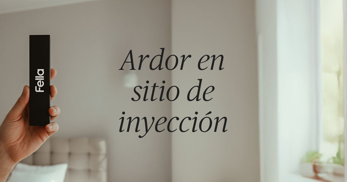 ardor en el sitio de inyeccion tirzepatida