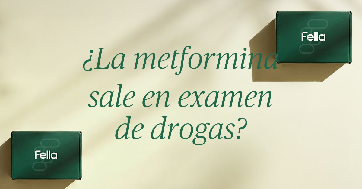 la metformina sale en examen de drogas