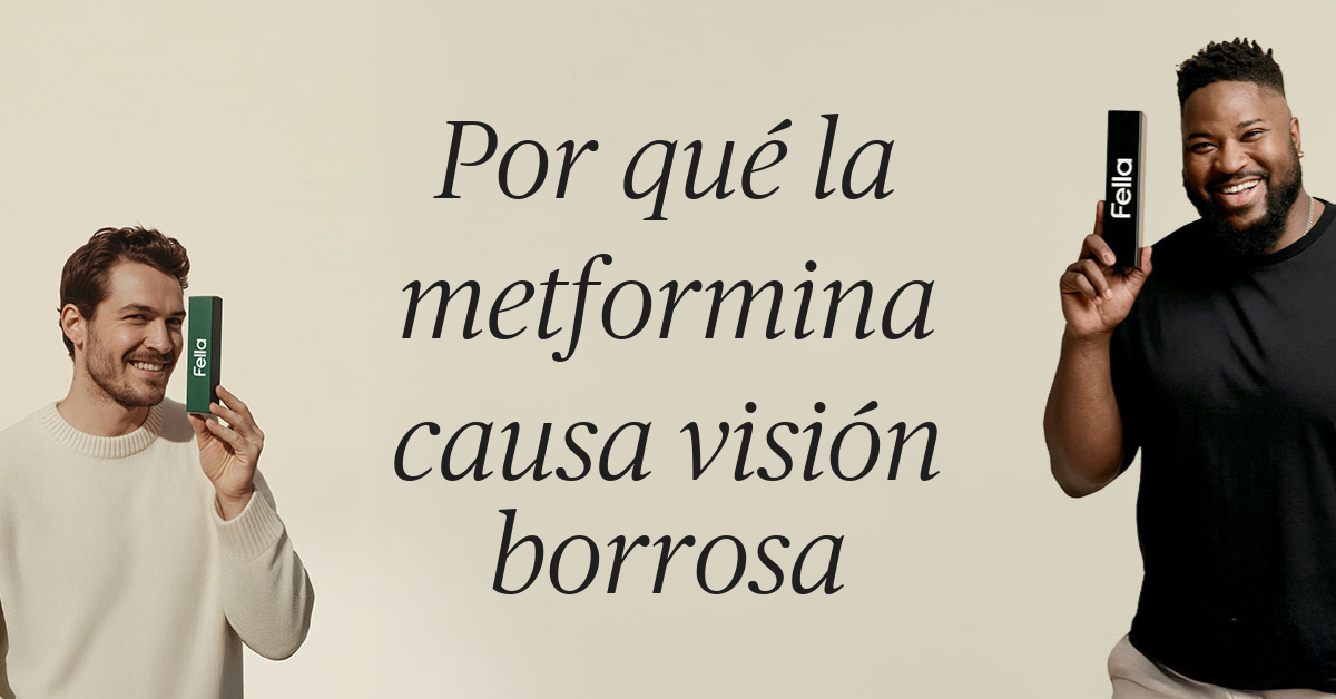 por que la metformina causa vision borrosa