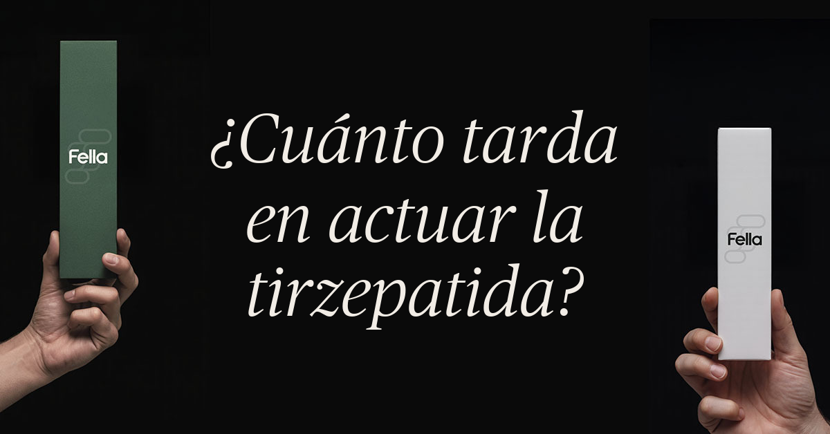 cuanto tiempo tarda en hacer efecto la tirzepatida