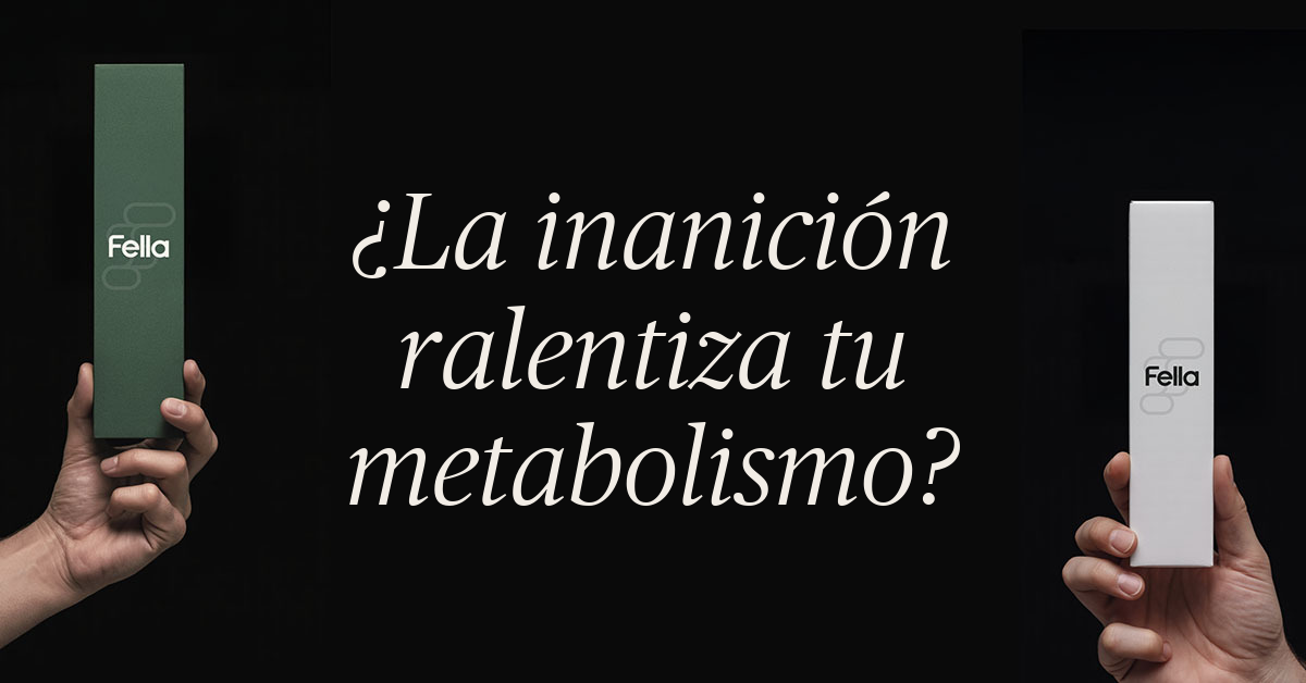 puede la inanicion ralentizar el metabolismo