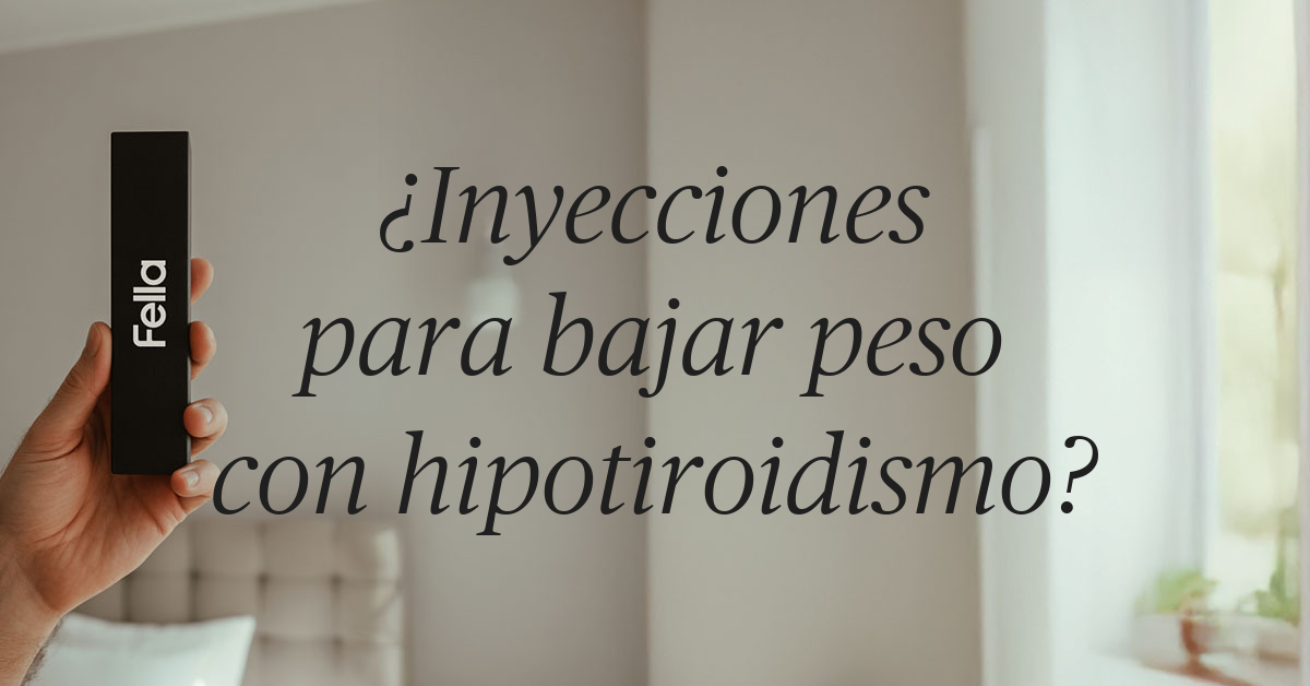 se pueden usar inyecciones para bajar de peso con hipotiroidismo