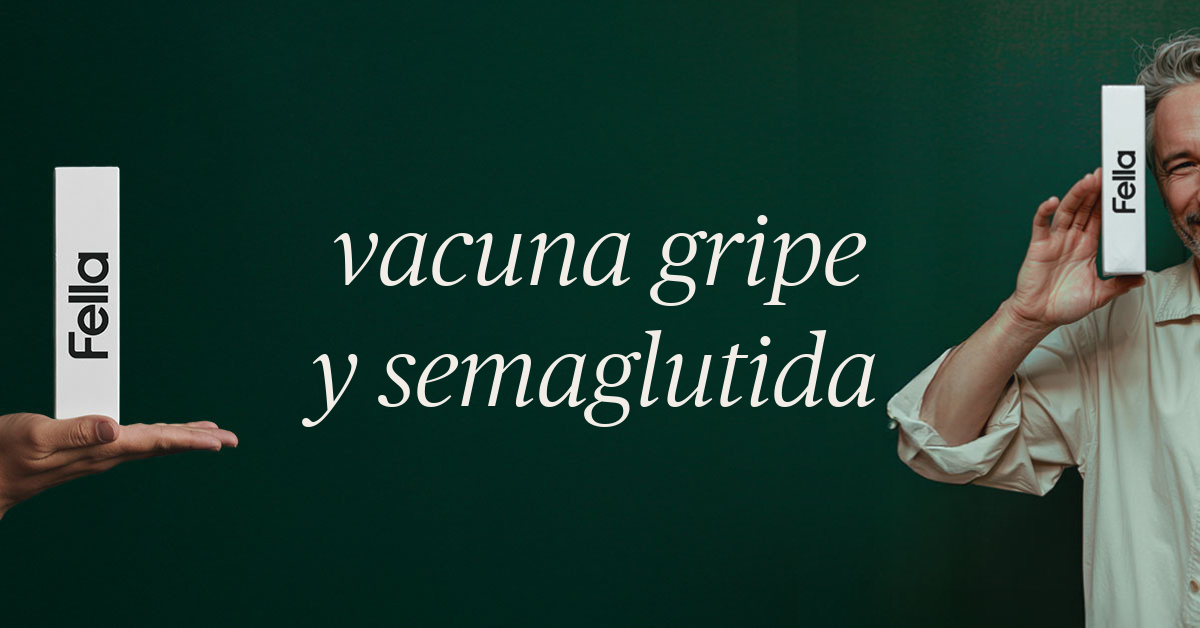 vacuna contra la gripe y semaglutida