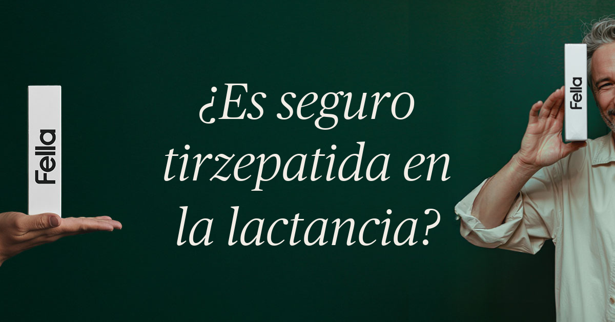 es seguro tirzepatide durante la lactancia