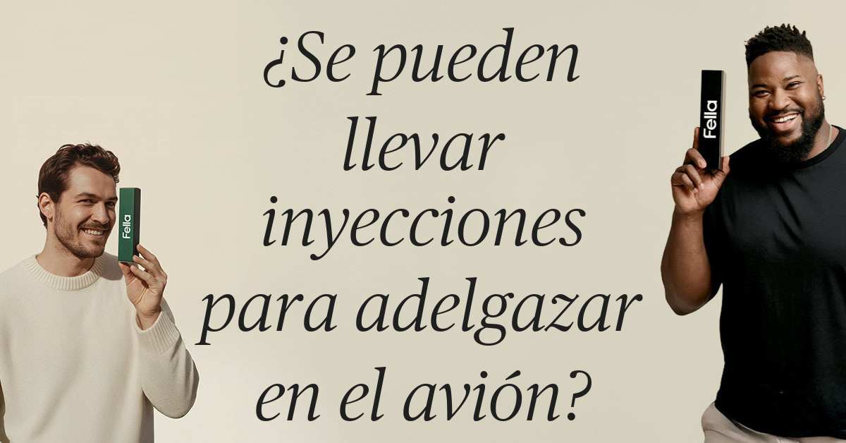 se pueden llevar inyecciones para bajar de peso en el avion