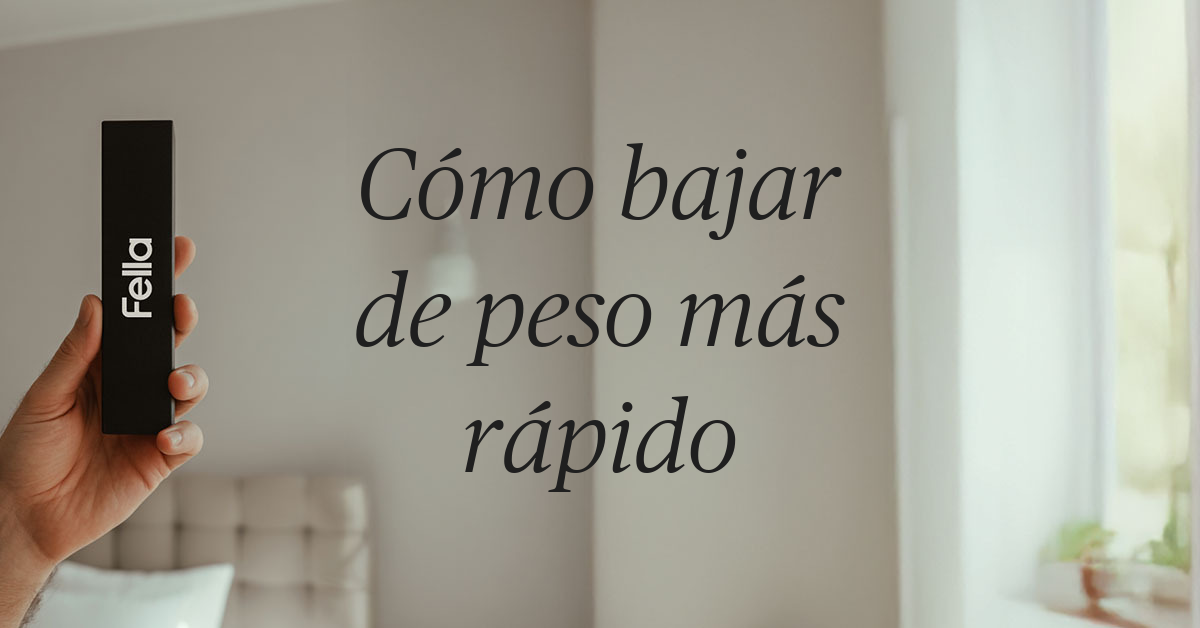 como bajar de peso mas rapido