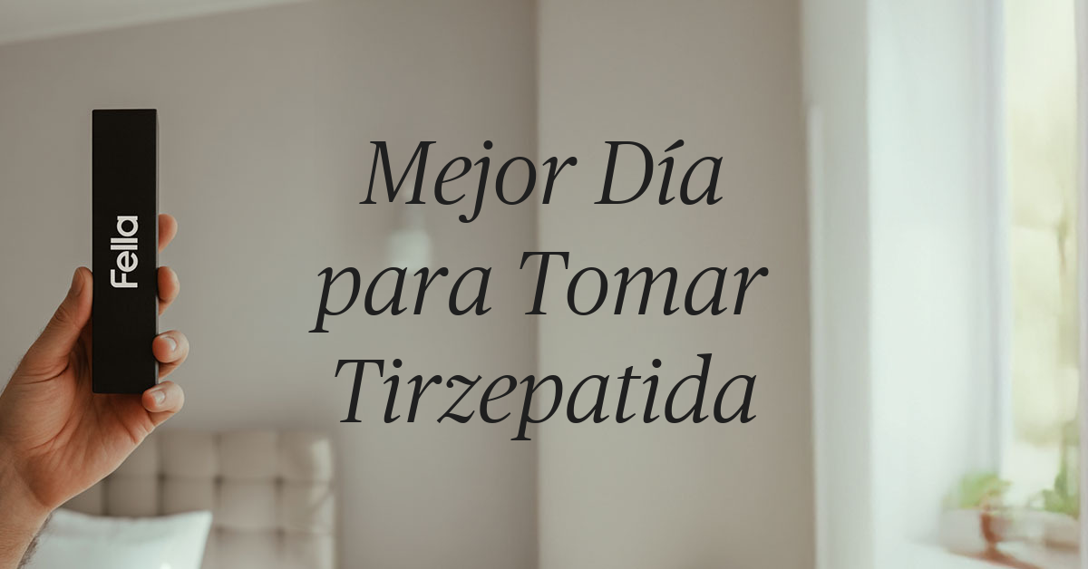 mejor dia para tomar tirzepatida