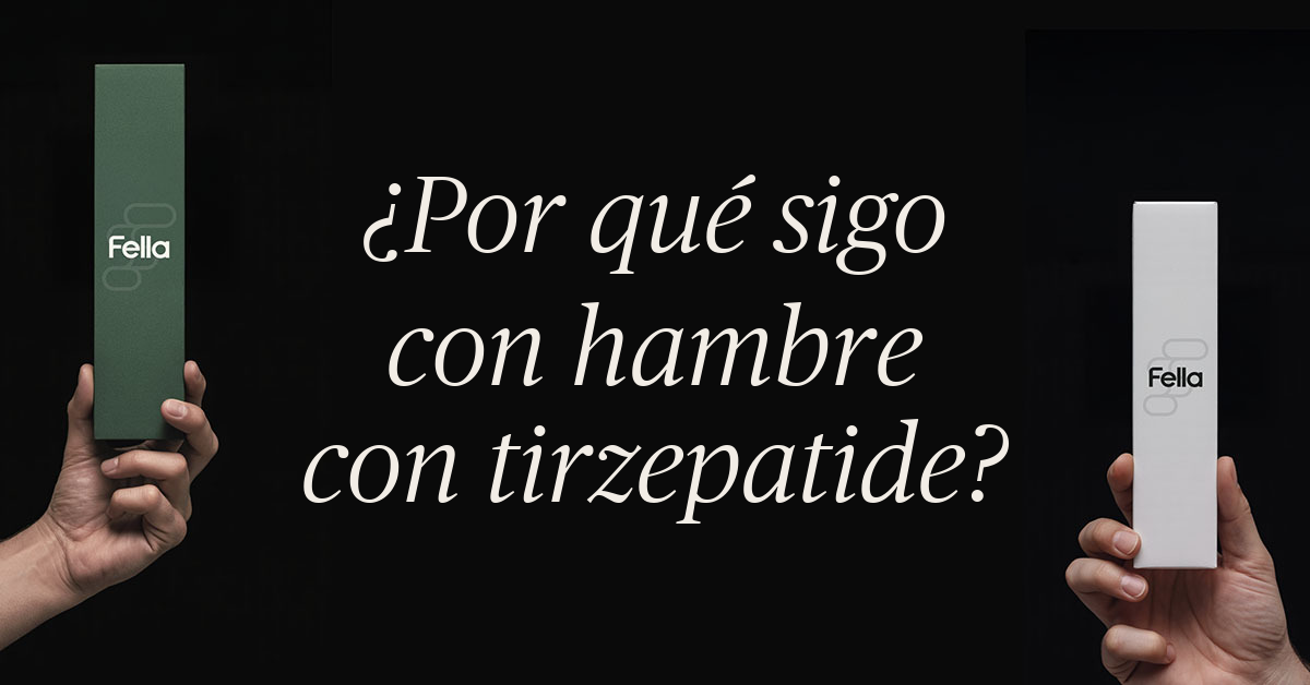 por que sigo con hambre tomando tirzepatide