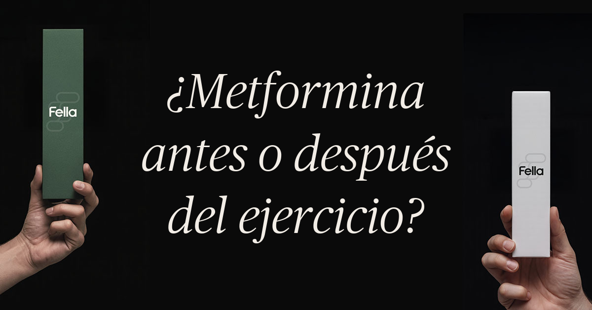 debo tomar metformina antes o despues del ejercicio