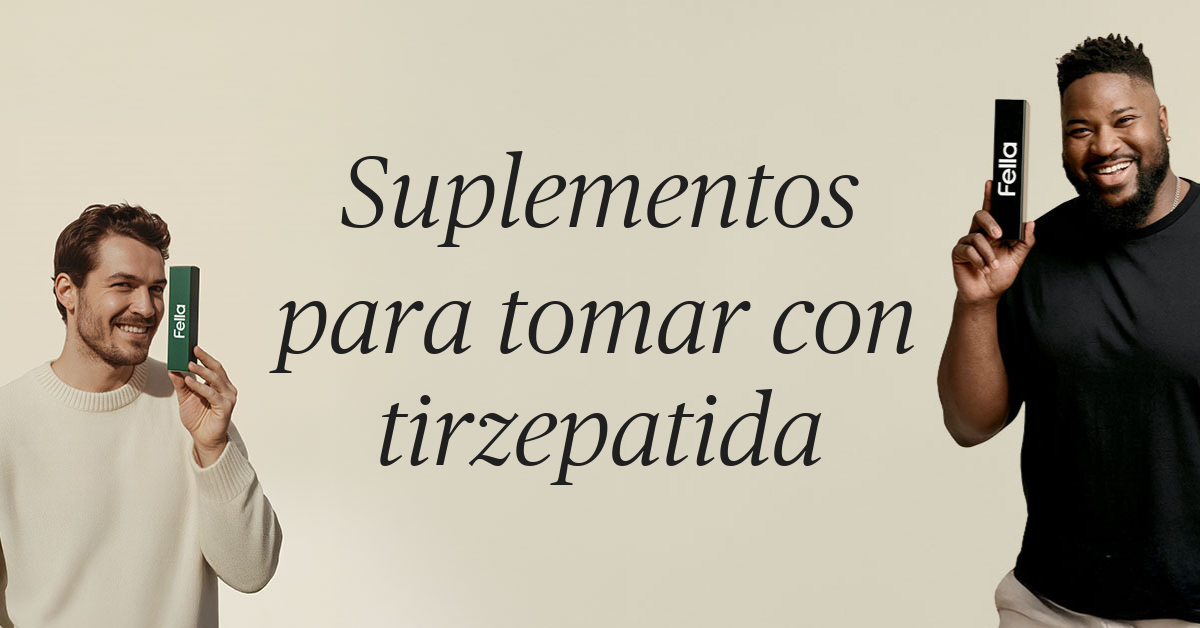 suplementos para tomar con tirzepatide