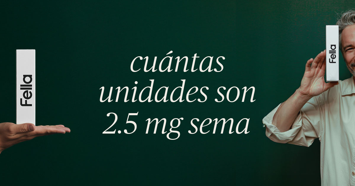 cuantas unidades son 25 mg de semaglutida