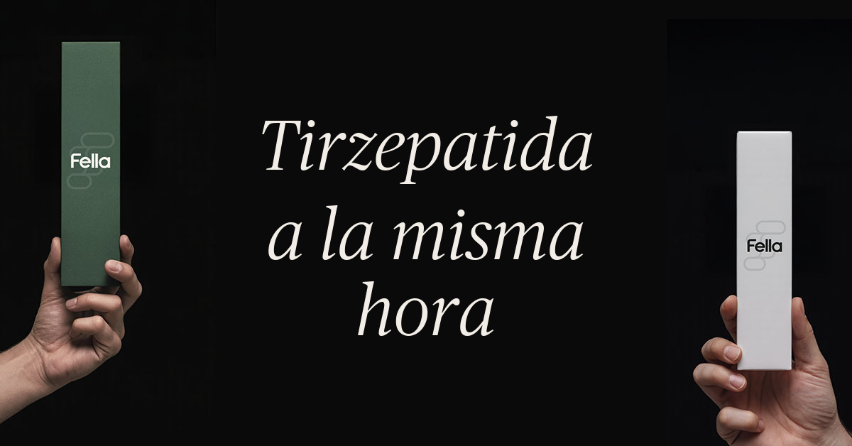 tirzepatide se toma a la misma hora
