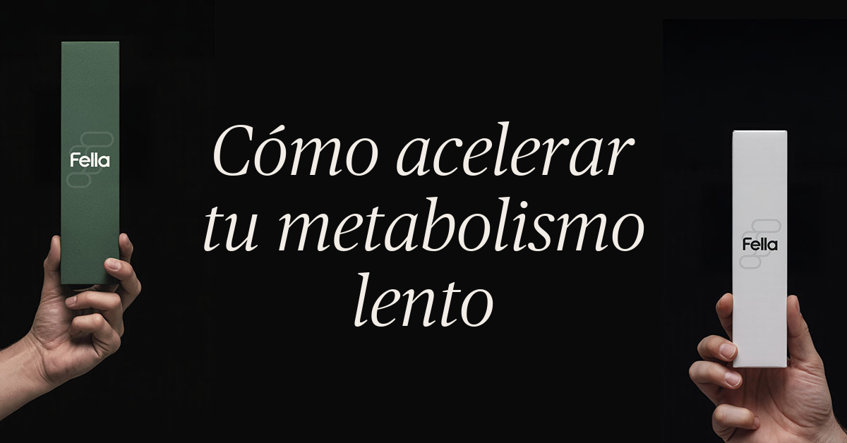 como acelerar el metabolismo lento
