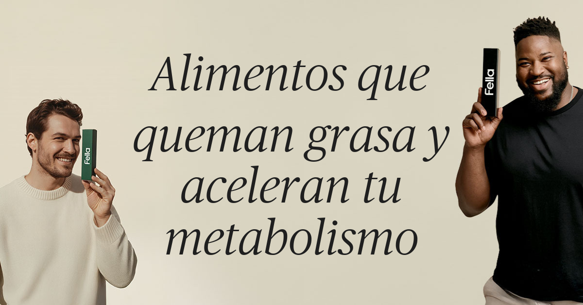 que alimentos queman grasa y aceleran el metabolismo