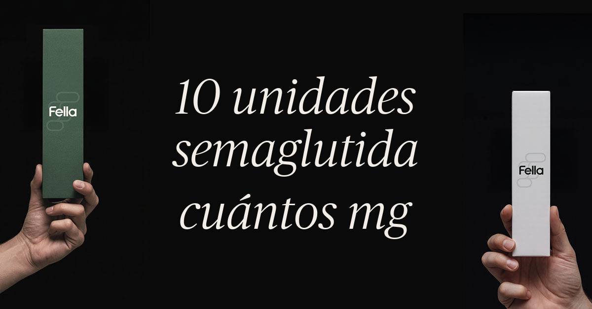 10 unidades de semaglutida cuantos mg son