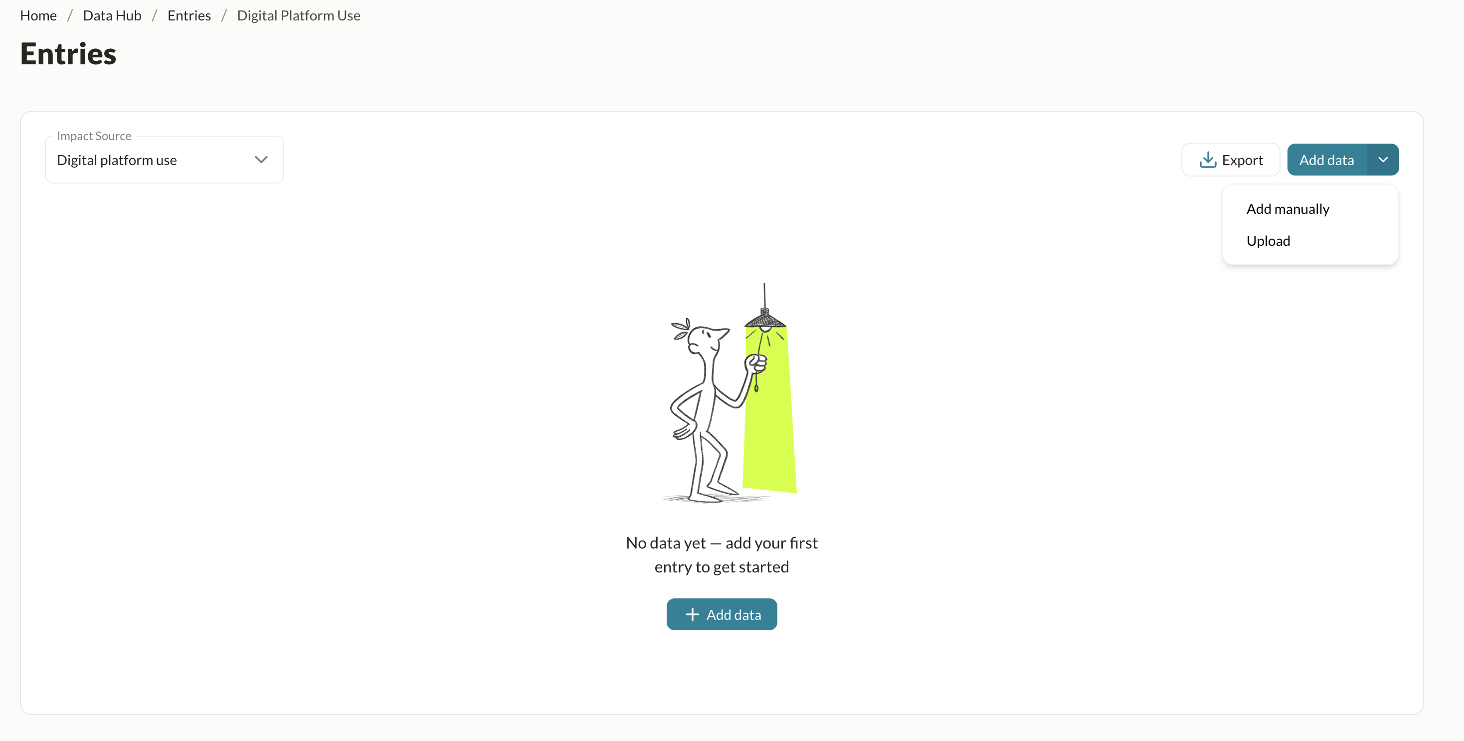 Data Hub import. Increased user autonomy