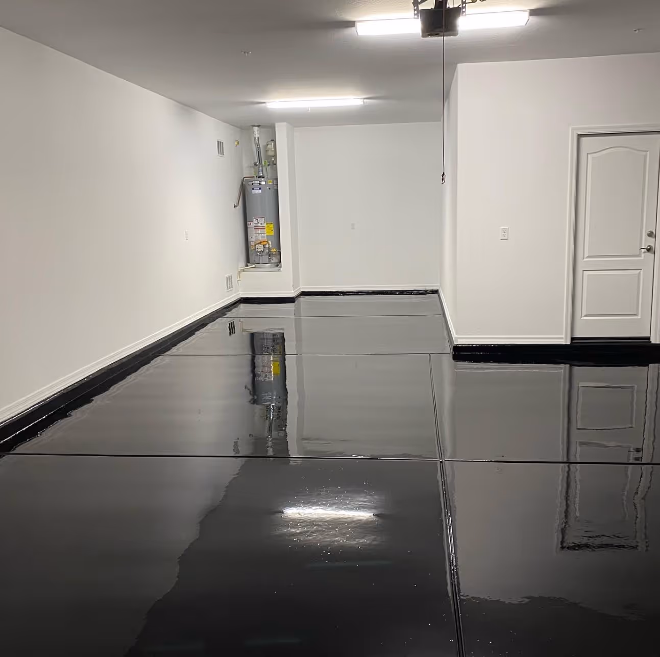 Black Epoxy Garage Floor