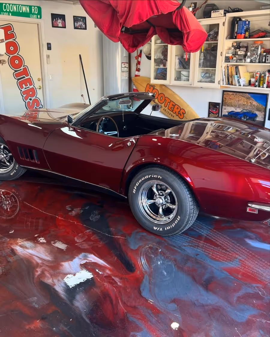 Metallic Epoxy Garage Flooring