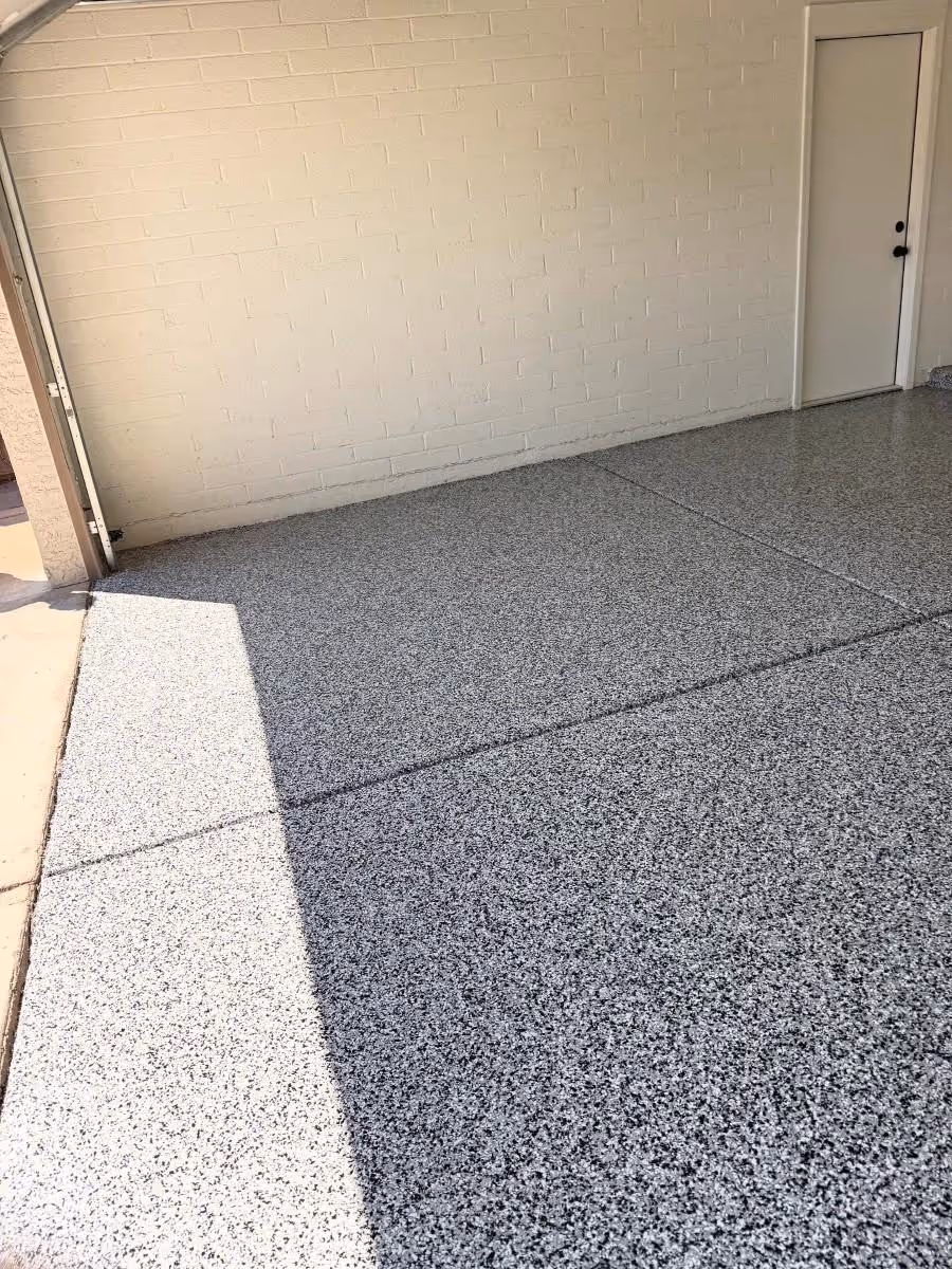 Garage Polyaspartic Flooring in Phoenix
