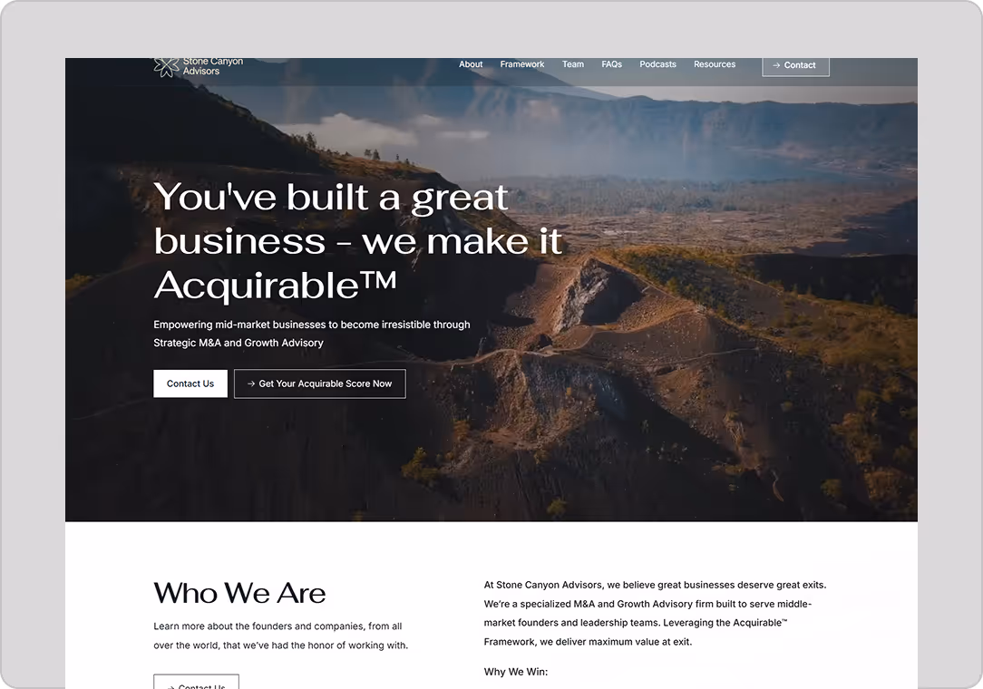 stone canyon advisor