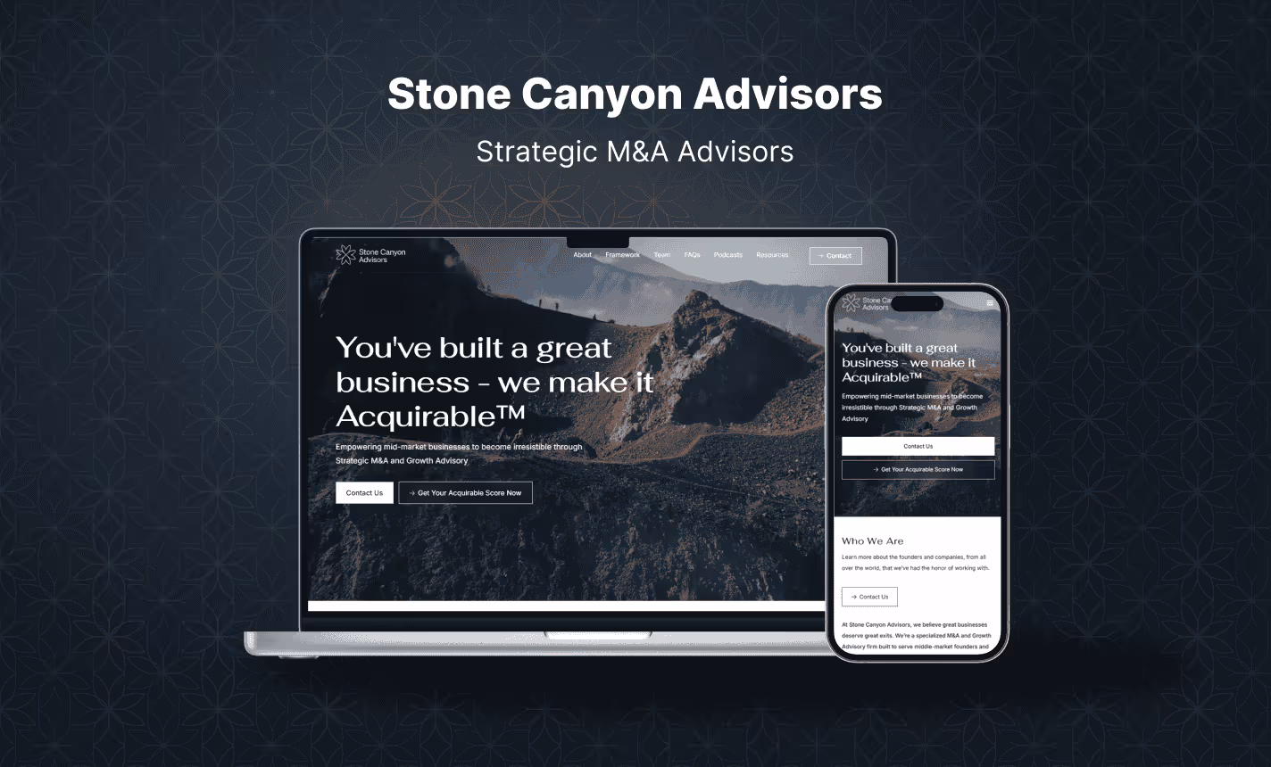 Custom Website for Interior design Agency