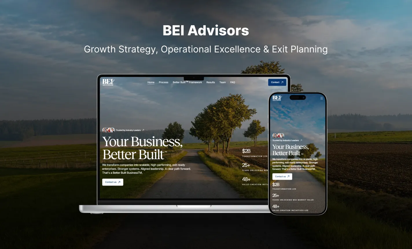 Custom Website for Interior design Agency