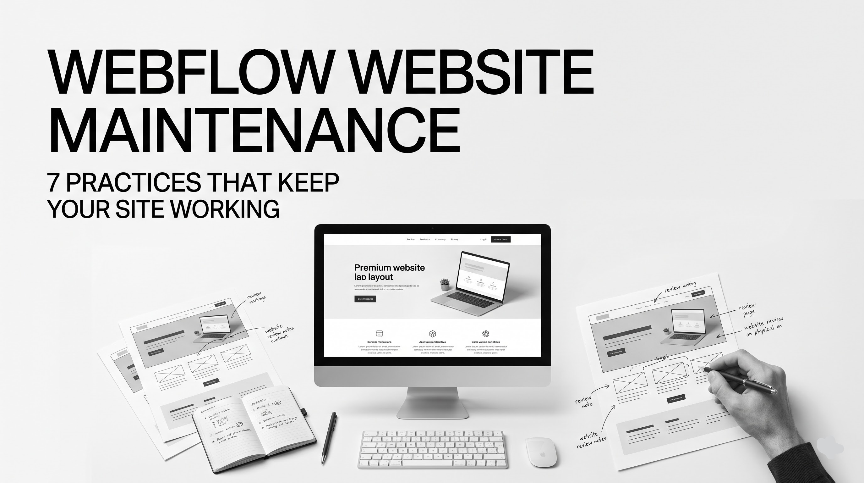 Webflow Website Maintenance: 7 Practices That Keep Your Site Working