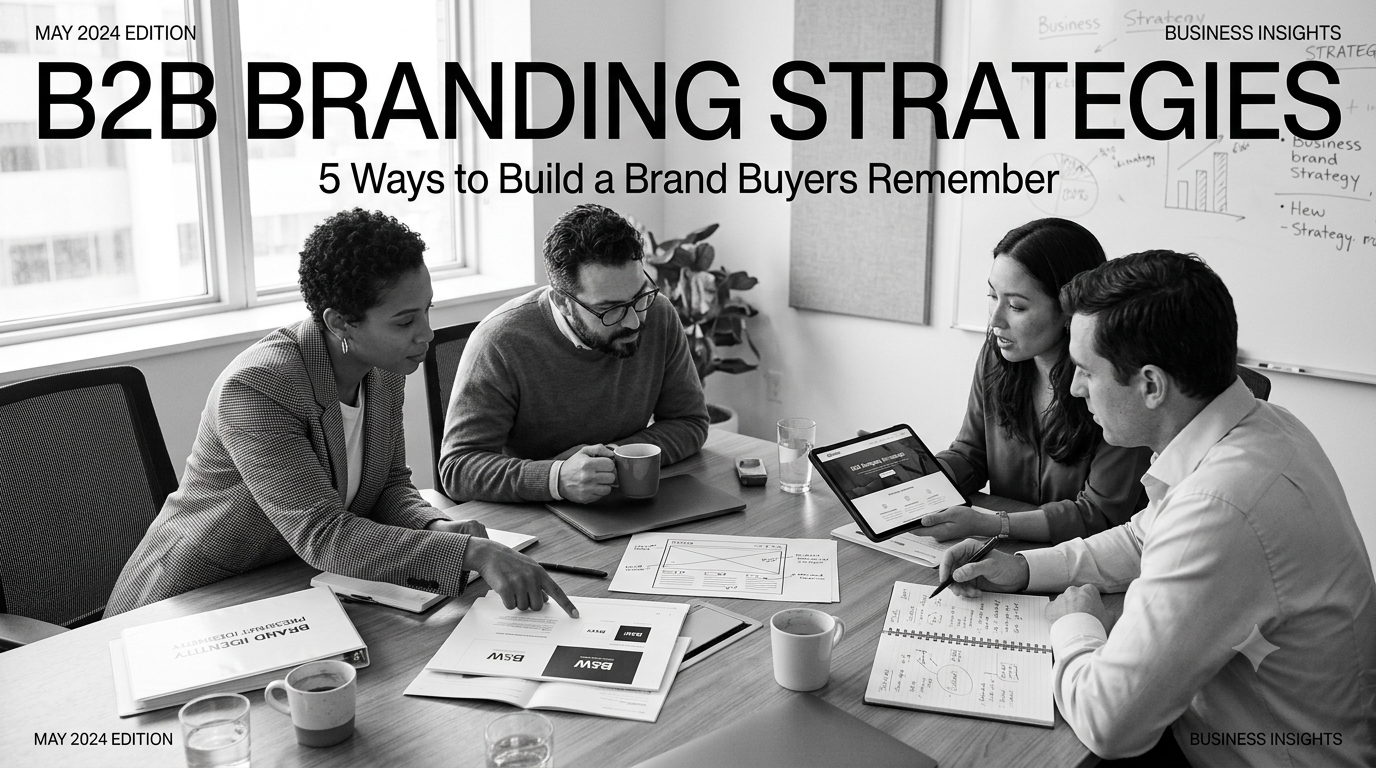 B2B Branding Strategies: 5 Ways to Build a Brand Buyers Remember