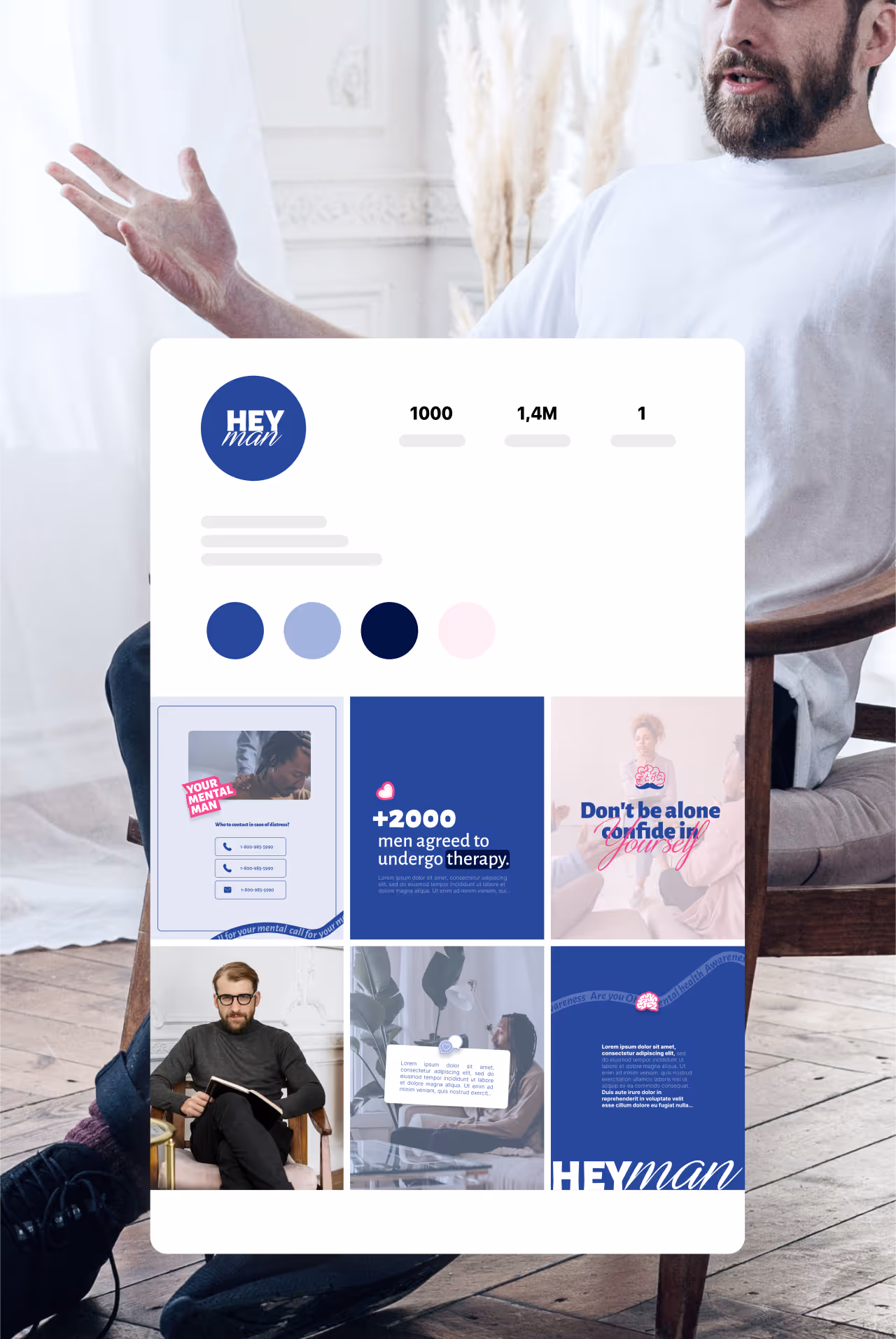 Mockup design site internet domaine de la Male