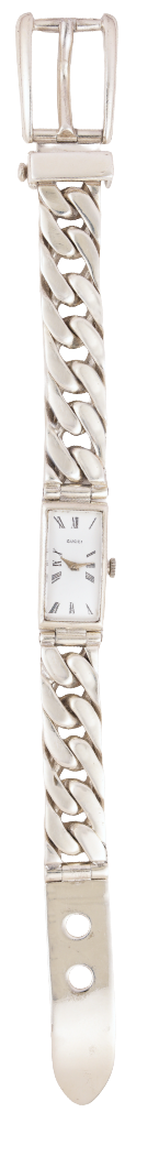 Gucci Silver Curb Bracelet Watch