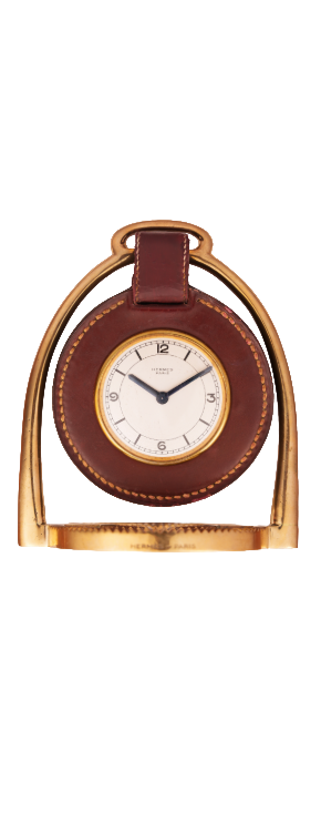 Hermès Stirrup Clock 