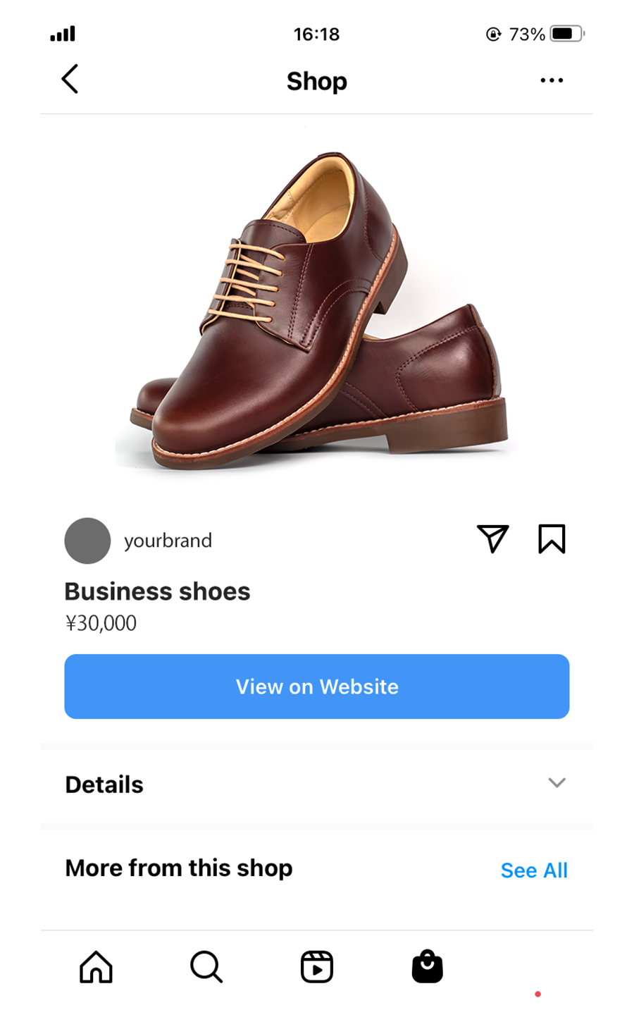 Instagramはストーリーズやカルーセル、写真や動画等の多様な方法でブランド訴求が出来ます。また、ショップ機能で商品紹介も確認でき認知から購買まで一気通貫出来るビジネスに非常に強いSNSです。