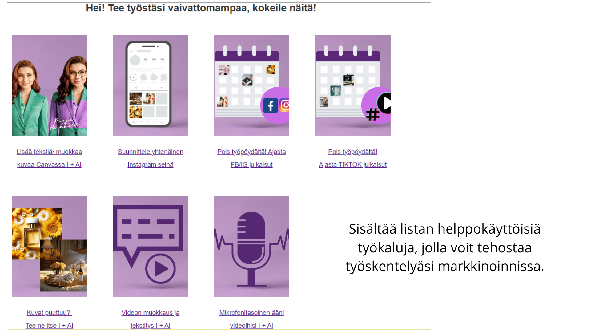 kuvassa kahvilan tarjoilua