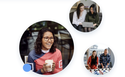 pictures of people in circles