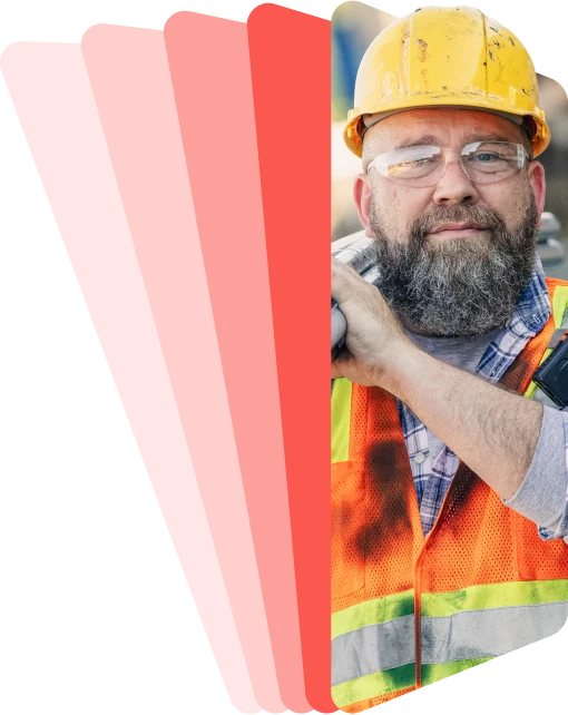 Man doing woodwork